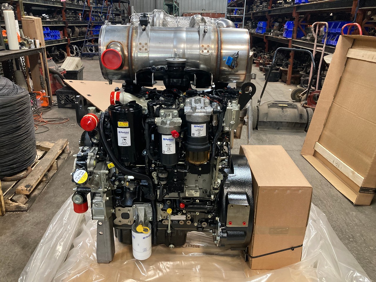 New 2023 Perkins 1204F-E44TA 122hp Diesel Engine
